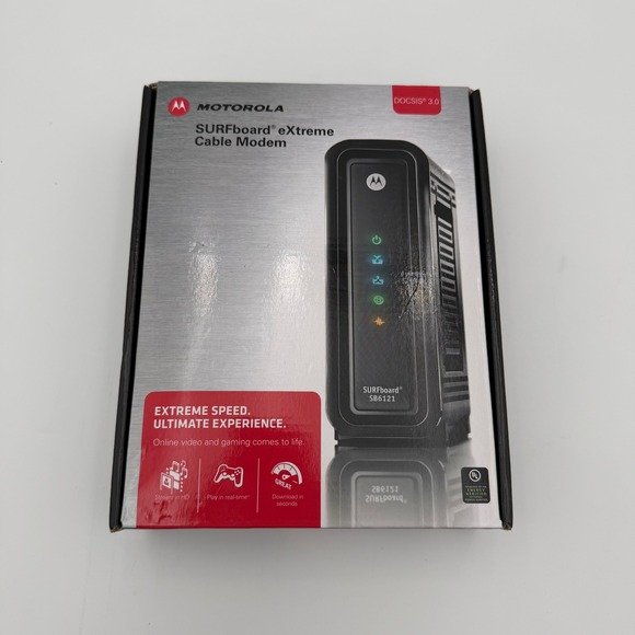 Motorola Other - Motorola SURFboard eXtreme Cable Modem SB6121 DOCSIS 3.0 Black